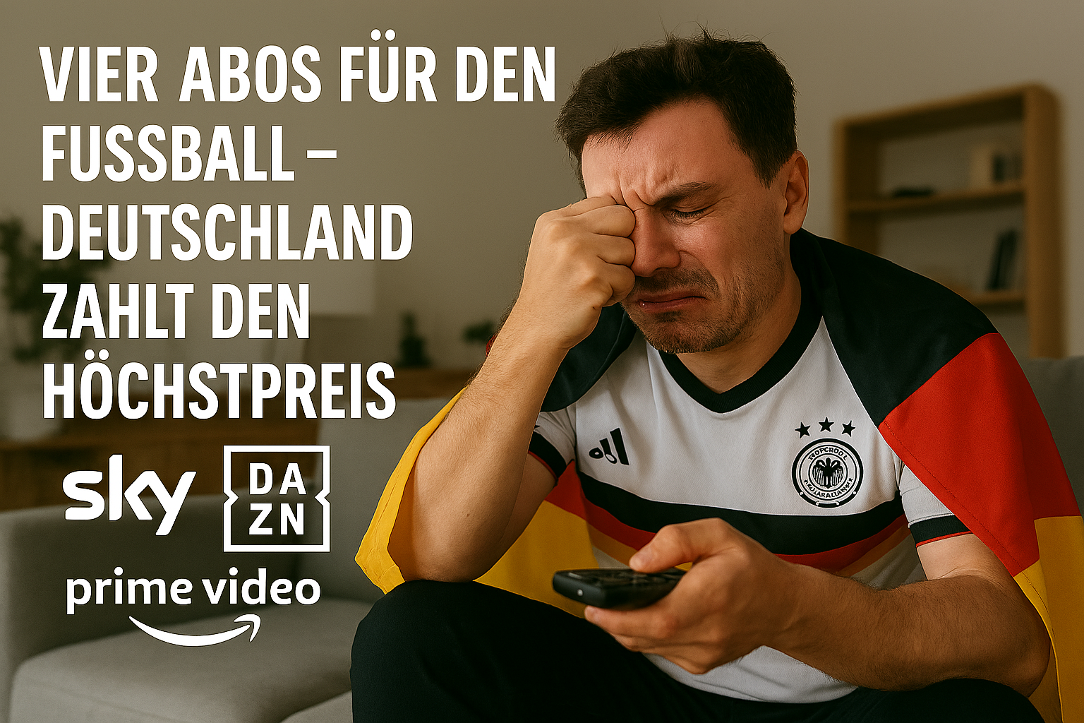Analyse: Warum deutsche Fu�ballfans vier Pay-TV-Abos brauchen, Vergleich mit England, Spanien, Italien, Frankreich, Kosten, Tipps.