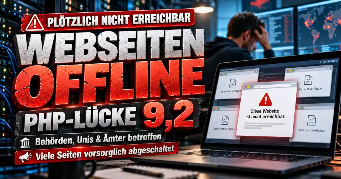 PHP-Sicherheitsl�cke: Zahlreiche Webseiten wurden vorsorglich offline genommen