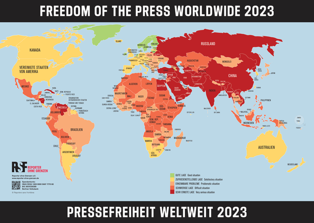 Pressefreiheit Ade: Unterdrückung unliebsamer Berichterstattung nimmt weltweit zu