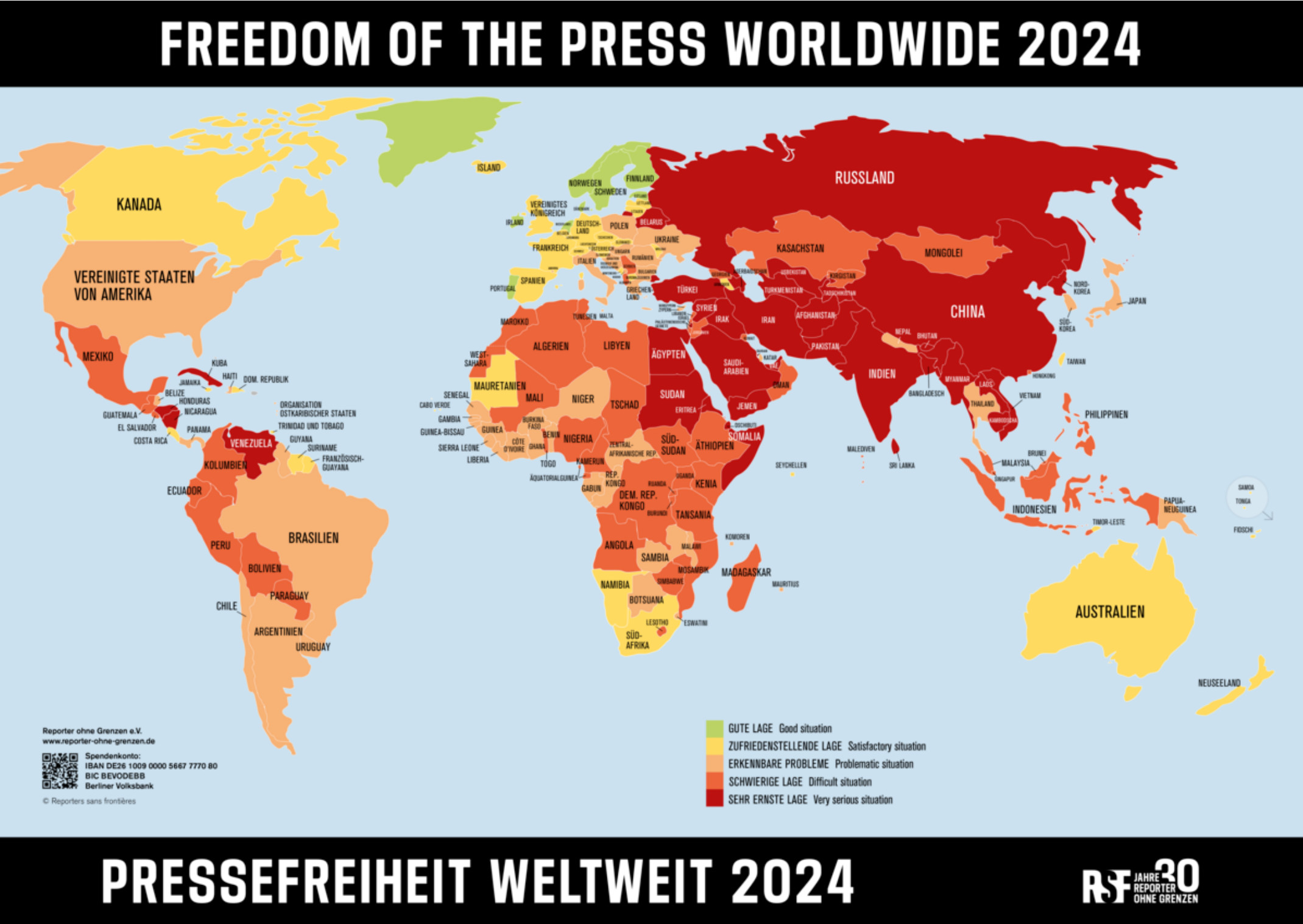 Reporter ohne Grenzen: Pressefeindliche Stimmung verhrtet sich
