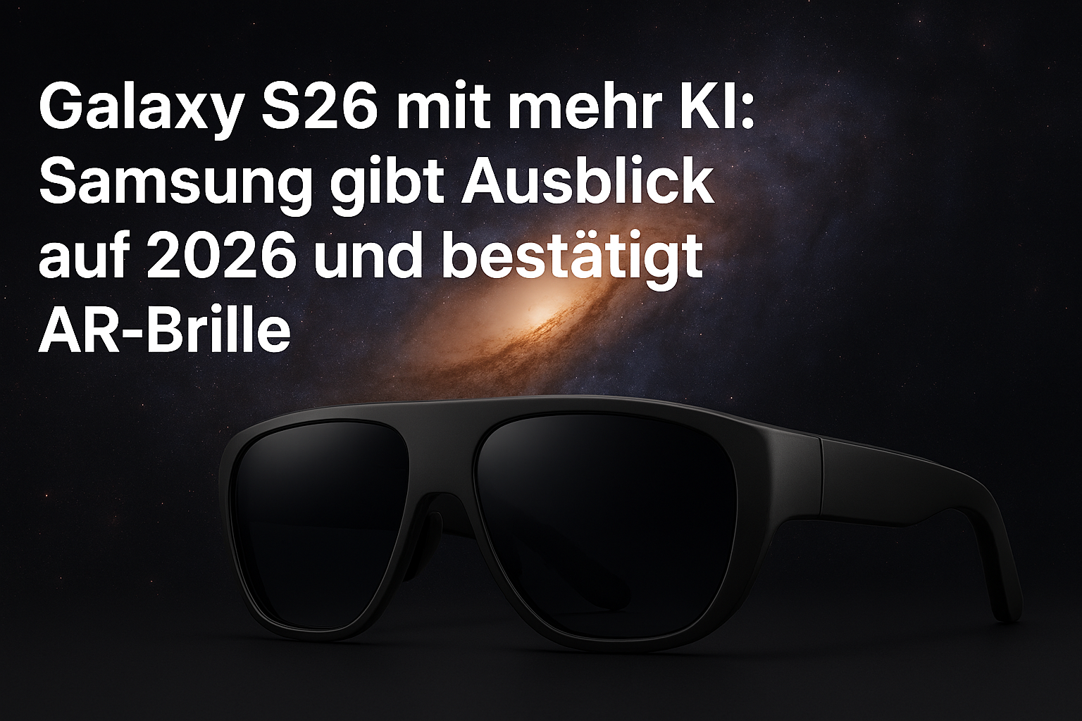 Samsung gibt einen detaillierten Ausblick auf 2026: Galaxy S26 mit mehr KI, neue Chips, Foldables und erstmals eine best�tigte AR-Brille.