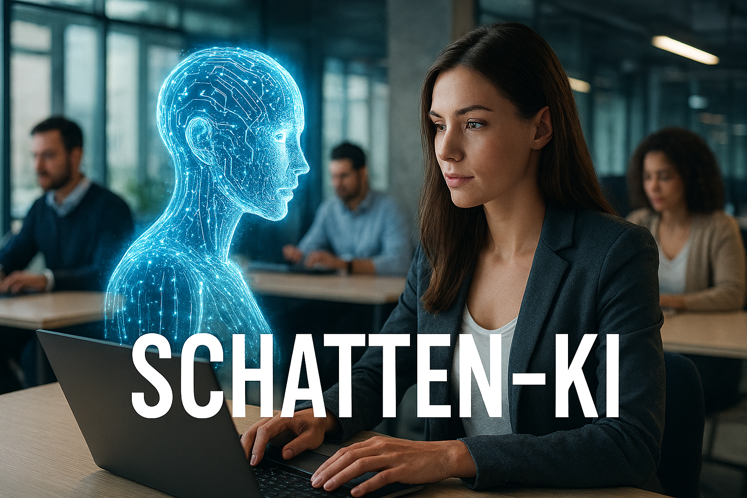 Schatten-KI in deutschen Unternehmen: Nutzung privater KI-Tools, unternehmenseigene Angebote und Regeln fr den KI-Einsatz. Eine Analyse der Bitkom-Studie 2025.
