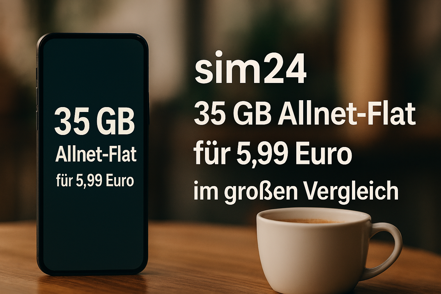 Der sim24 35 GB Allnet-Flat Tarif f�r 5,99 Euro im gro�en Vergleich. Alle sim24 Handytarife, Netzqualit�t, Alternativen und ehrliche Einsch�tzung im Mobilfunkmarkt.