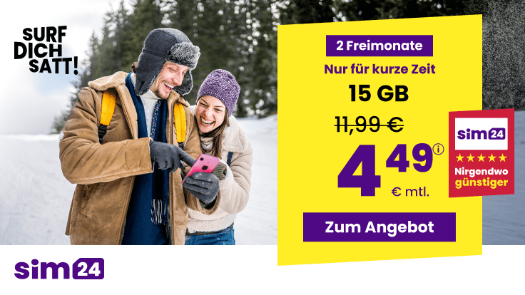 Die aktuellen sim24 Allnet Flat Angebote mit 5G, gnstigen Preisen und exklusiven Deals. Alle Tarife im berblick mit Tabellen.