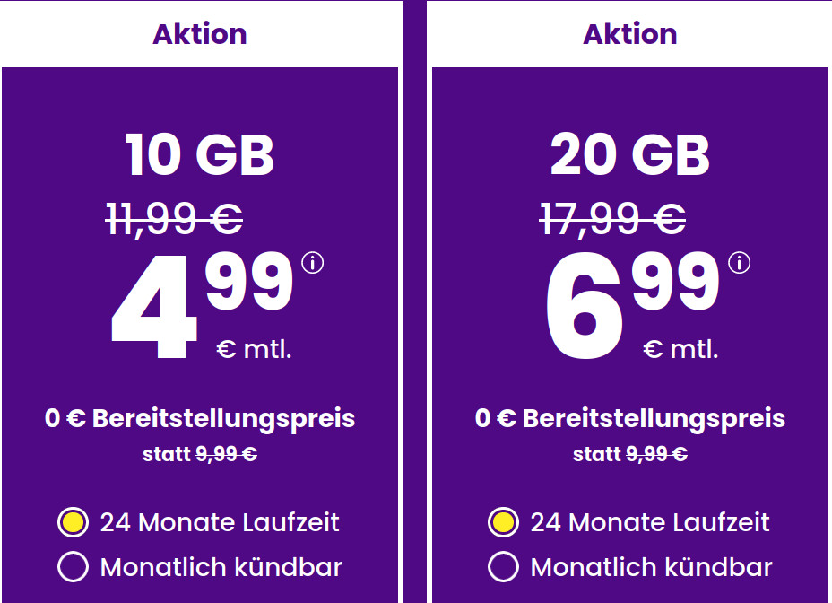 5 GB Advents Handytarife: Die besten 5 GB Handytarife ab dem 18.Dezember ab 4,99;