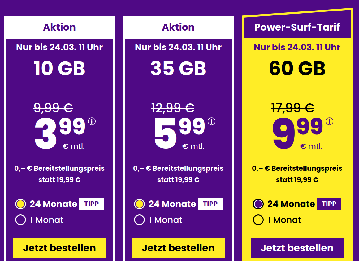 Preisvergleich 10 GB Smartphonetarife ab 3,99 Euro: Analyse der besten 10 GB Tarife, Anbieter, Preise und Trends ab 21.M�rz. Alle Infos zu g�nstigen Handytarifen im �berblick mit Telekom-, Vodafone- und O2-Netz.