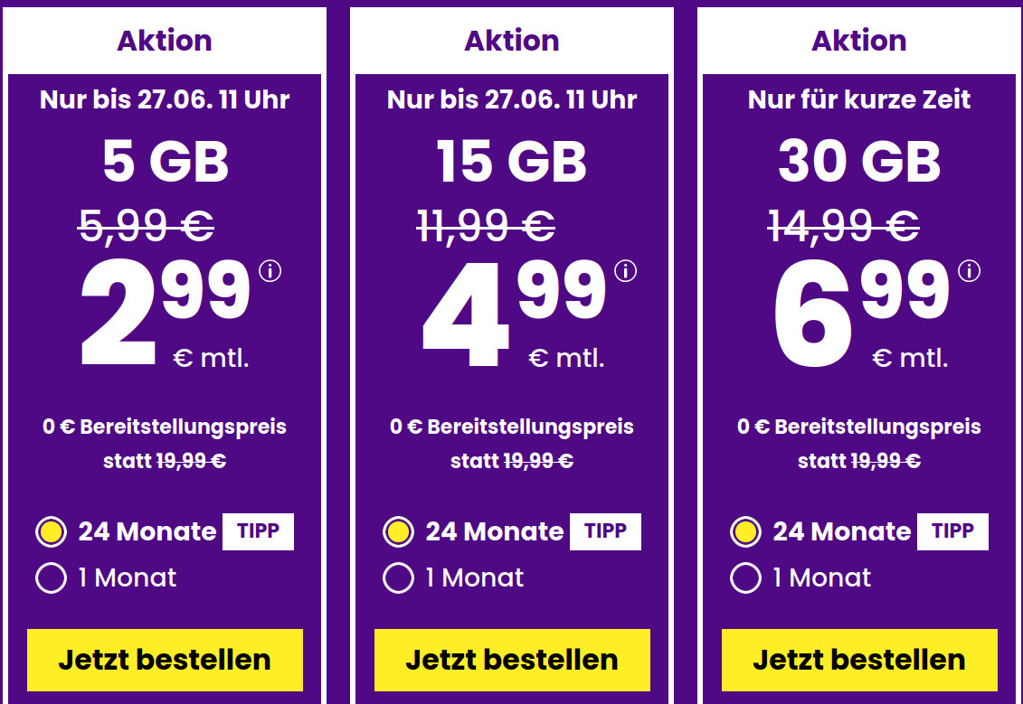 Entdecken Sie die neuen <strong>Handytarife</strong> von <it>sim24</it> - insbesondere den attraktiven <em>3 GB Allnet-Flat Tarif</em> f�r nur <b>2,99 Euro</b>. Erfahren Sie alles �ber die g�nstigen Tarife, modernste 5G-Nutzung und flexible Vertragsmodelle.