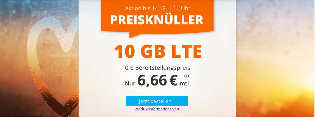 Advents-Deal: Simde 10 GB Tarife f�r 6,66 Euro mit 60 Freiminuten und ohne Laufzeit