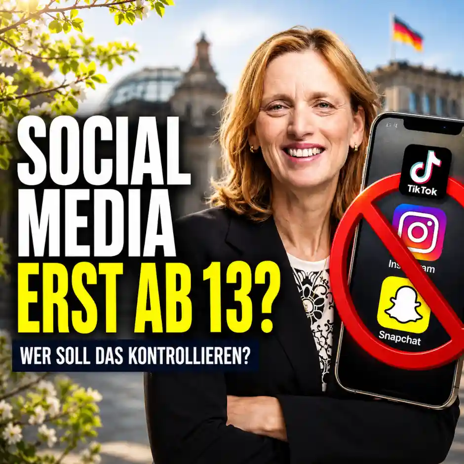 TikTok und Instagram bald erst ab 13? Was Karin Priens Plan vorsieht, wie die Alterskontrolle funktionieren soll und welche Probleme offenbleiben