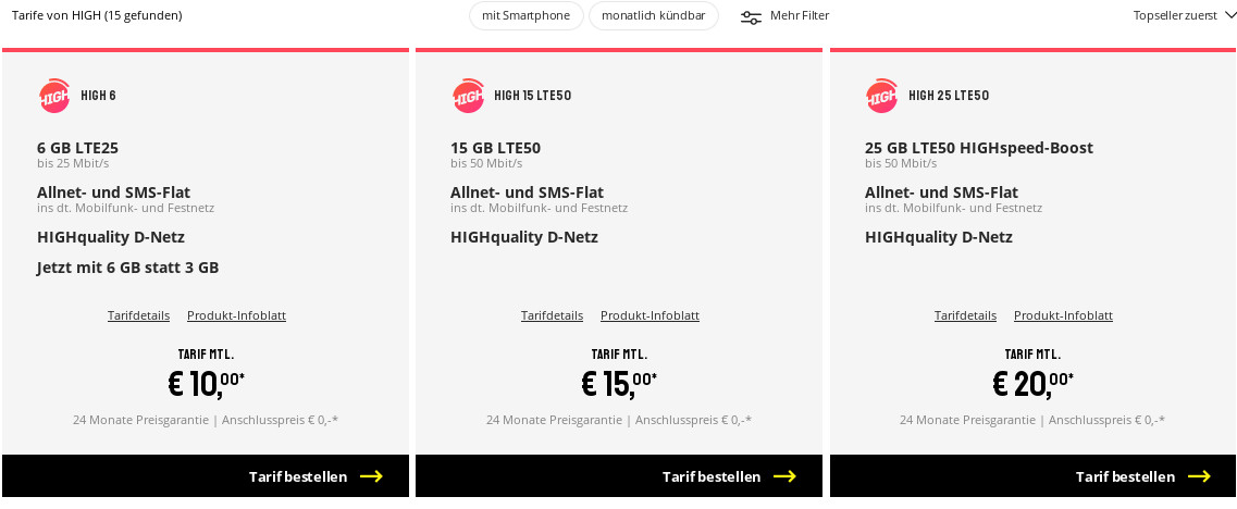 Preisknaller Telekom Netz: 25 GB All-In-Flat für 20 Euro und 300 Euro sparen