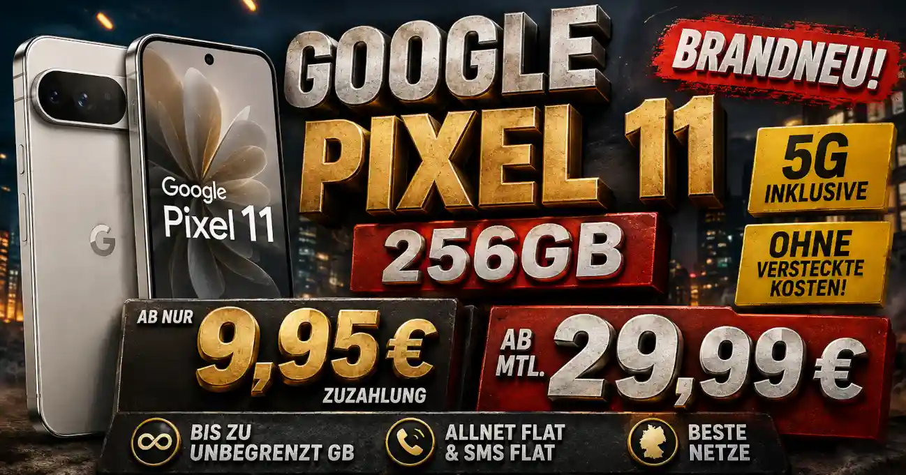Pixel 11 mit Vertrag: Vodafone, o2 und congstar im Kostencheck. Die Bundles bleiben teils unter 900 Euro - mit einer wichtigen Bedingung