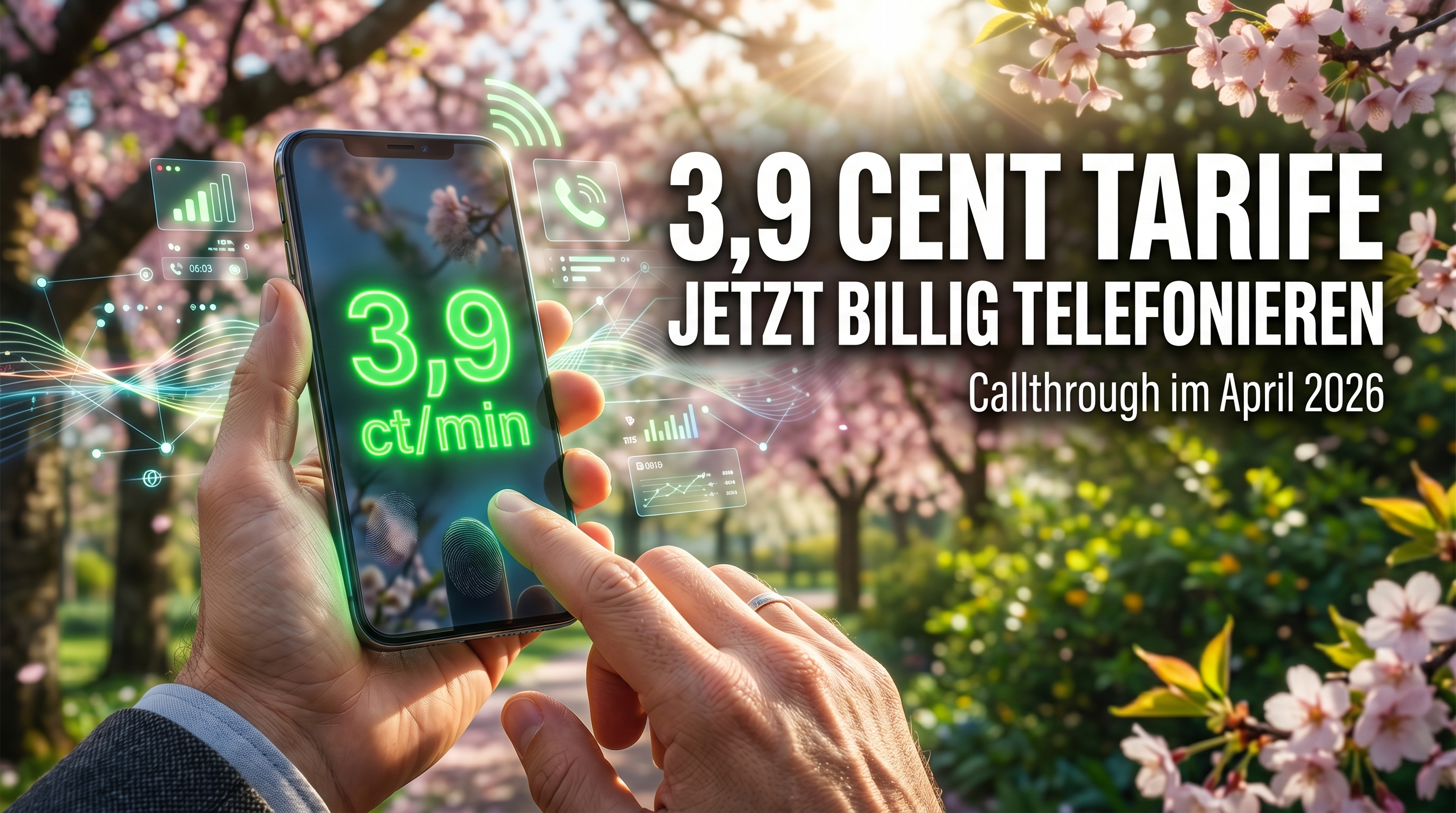 Billiger telefonieren im Inland: Die besten Callthrough Tarife ab 27. April 2026 im Vergleich. Alle Anbieter bei 3,9 Cent - wo sich Sparen wirklich lohnt und wo die versteckten Kosten lauern.