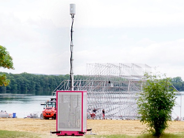 Telekom 5G Netzausbau: Wasserstoff-Brennstoffzelle als Stromlieferant für temporäre Mobilfunksender