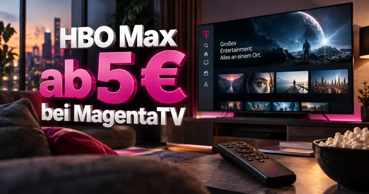 HBO Max bei MagentaTV mit Preisen ab 5 Euro im Monat