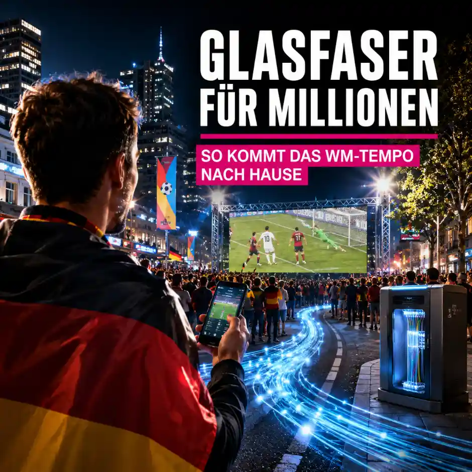 Telekom baut 173.000 Glasfaseranschl�sse im Mai. Was Nutzer jetzt zu Verf�gbarkeit, Tempo, DSL und Tarifwechsel wissen m�ssen