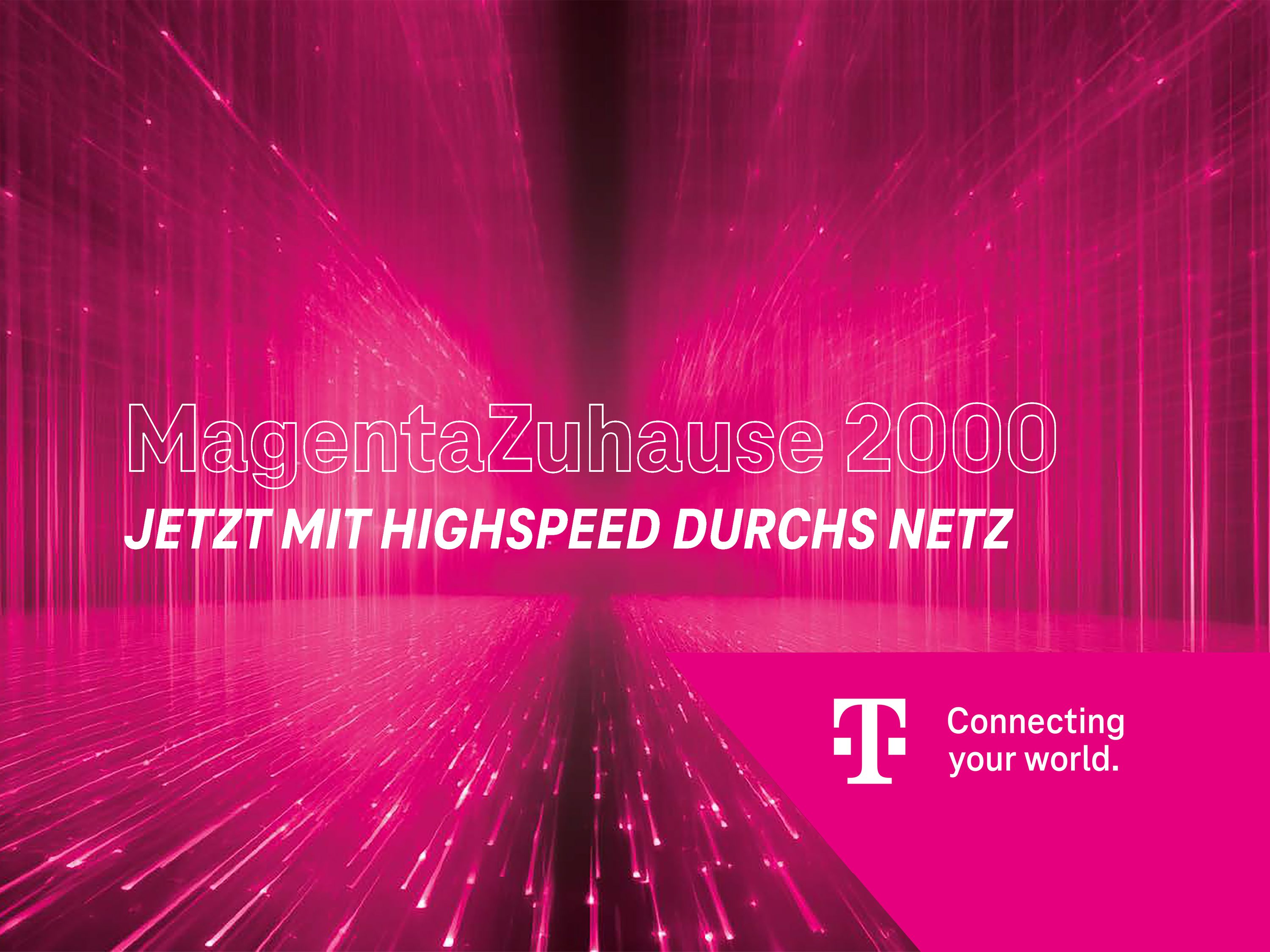 Telekom 2 Gigabit Speed: Auf Glasfaserkabel bis zu 2 GBit surfen