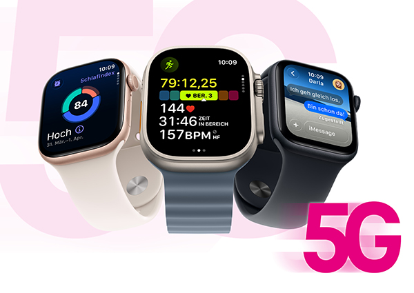 Die neuen Apple Watch Modelle untersttzen in Deutschland exklusiv bei der Telekom 5G. Erfahren Sie alles ber RedCap-Technologie, Tarife, Vorteile und Verfgbarkeit.