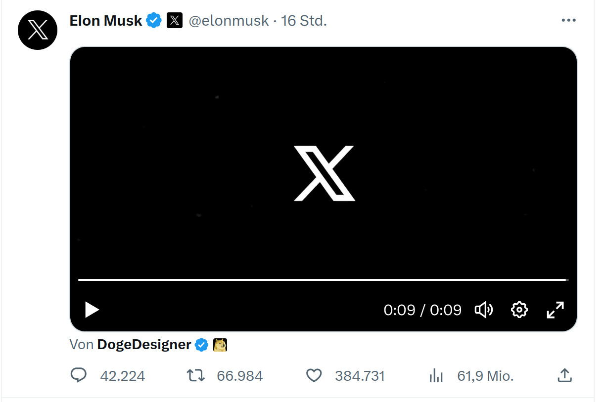 TwitterX --Elon Musk schiesst den Vogel ab, twittern gehört der Vergangenheit an