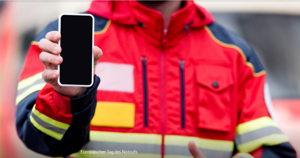 Europäischer Tag des Notrufs: Retter sind durch digitalen Mobilfunk schneller am Unglücksort