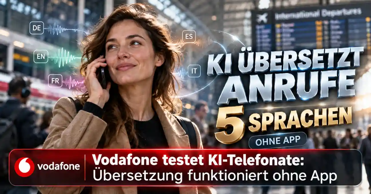 Vodafone testet KI f�r Live-�bersetzung und Ger�uschfilter bei Telefonaten