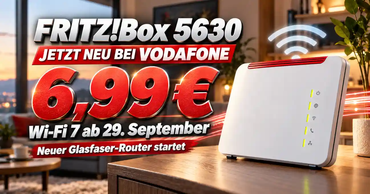 Vodafone FRITZ!Box 5630 mit Wi-Fi 7 f�r Glasfaser
