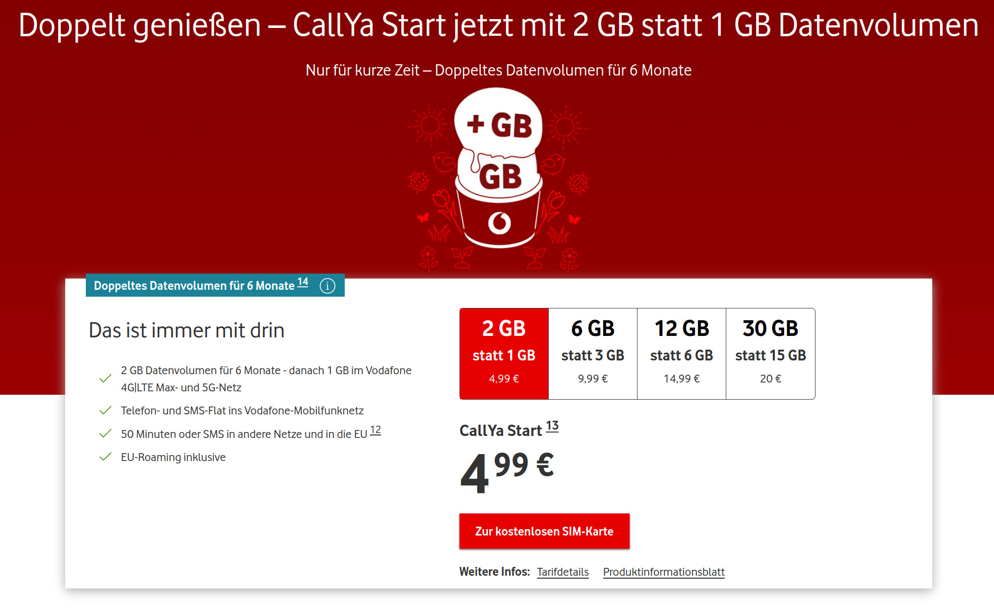 Vodafone CallYa: CallYa Tarife nach Hackerangriff wieder bestellbar