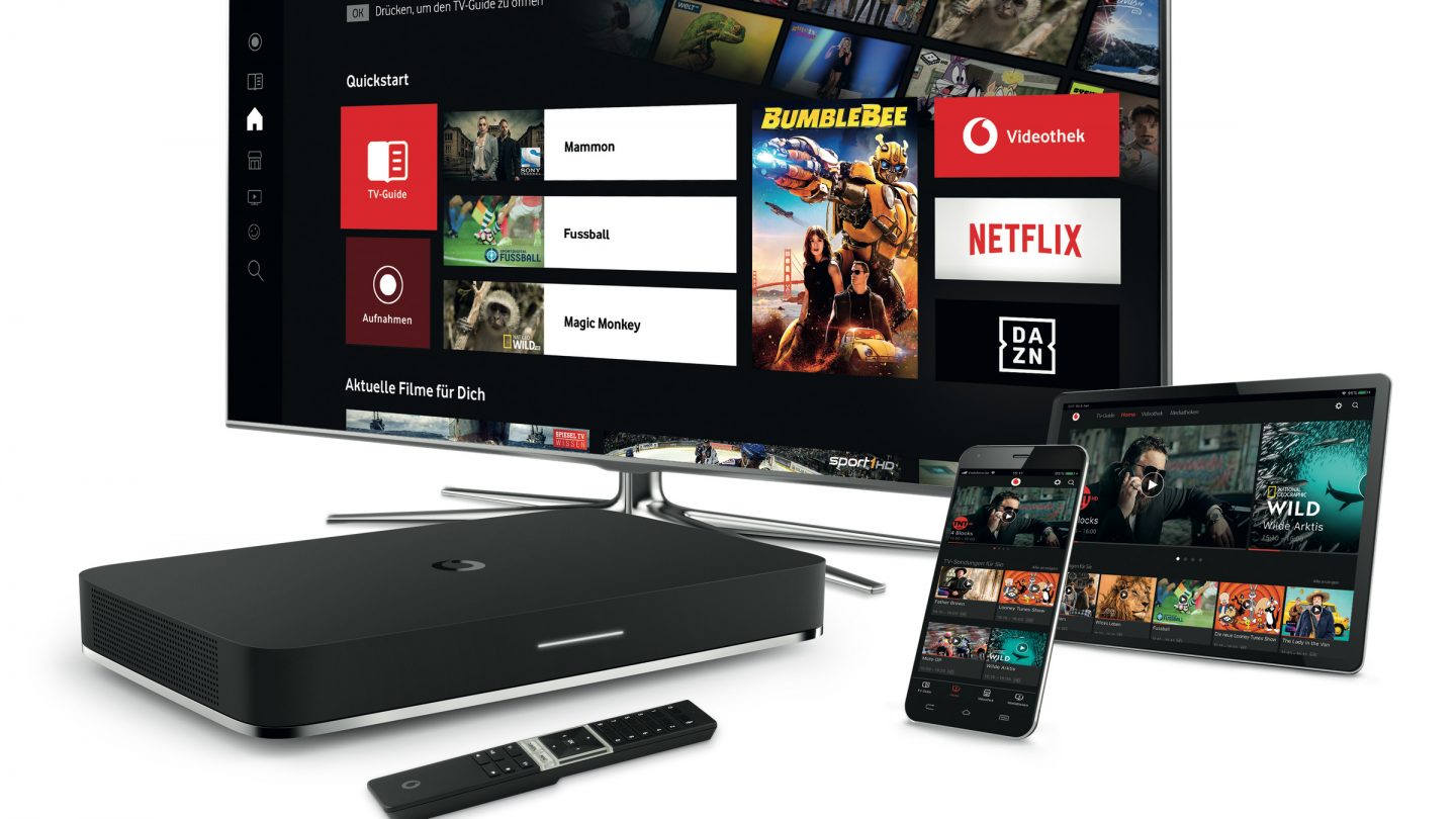 Vodafone IPTV: Vodafone holt Streaming Dienst DAZN ins GigaTV Netz