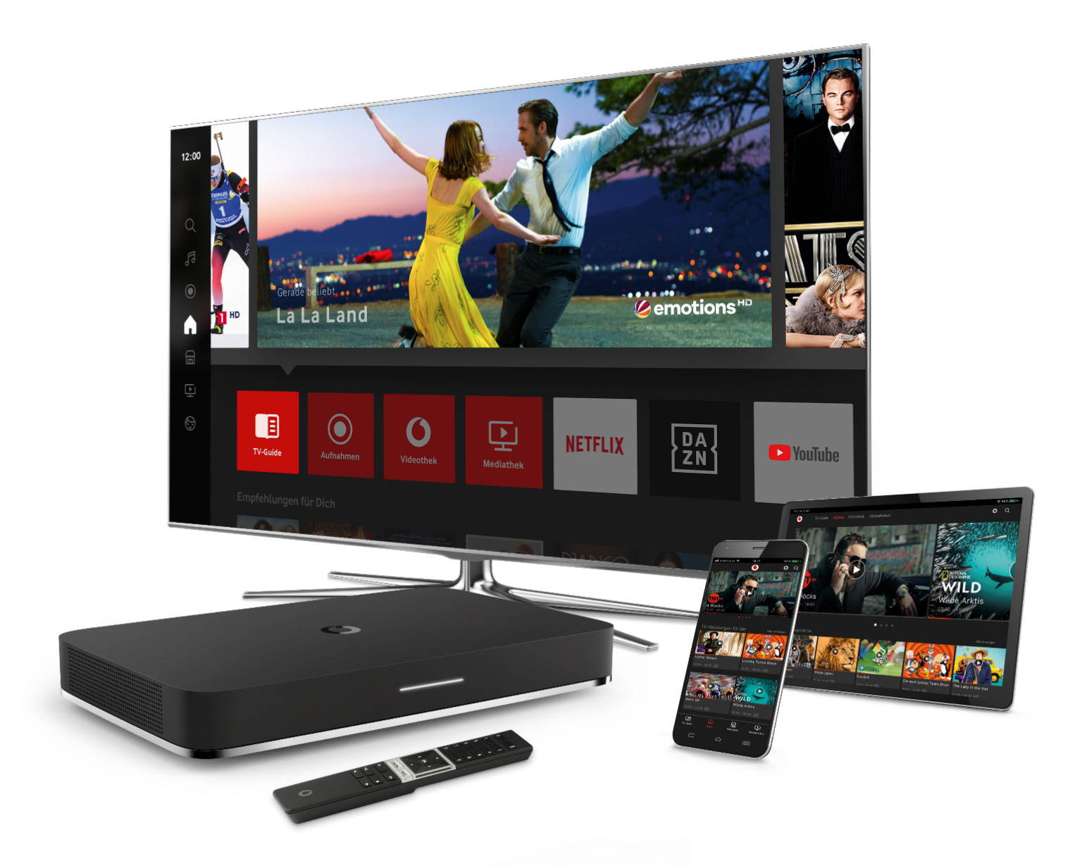 Vodafone GigaTV Anschluss: TVNOW Premium ab kommendem Jahr auch auf GigaTV verfgbar