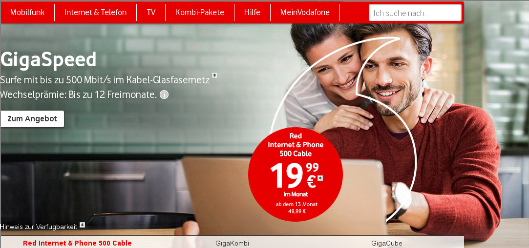 Vodafone Kabel Tarife