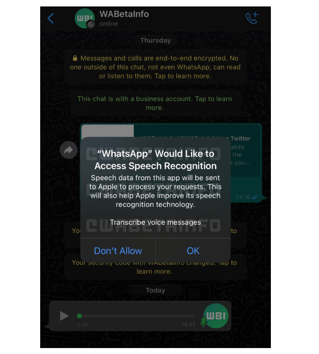 Whatsapp Neuerungen: WhatsApp mit Sprachnachrichten zu Texte Funktion
